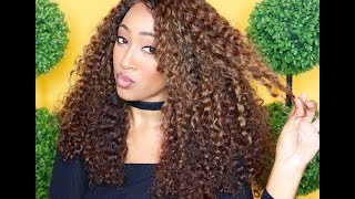 Cambodian Virgin Lace Front Wig With Blonde Highlights | Hair Entertainment