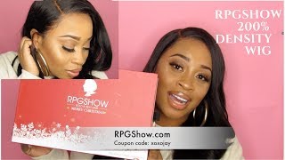 Rpgshow.Com | 200% Density Pre Plucked Lace Front Wig | 2018