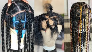 Watch Me Transform My Old Braided Wig To A New Style || Diy Braided Wig