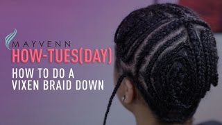 Easy Braid Pattern For A Vixen Sew-In