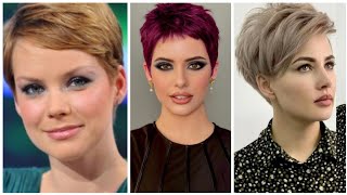 Attractive Bob Pixie Haircuts Over 40 ///// Short Pixie And Amazing Hair Dye Colours Ideas