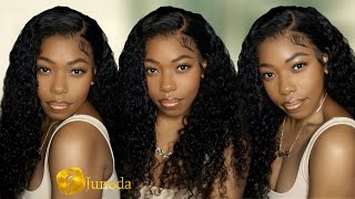 The Best #2023Wig Affordable Kinky Edges Water Wave Wig Ft Junoda Wig