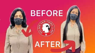 Permanent Hair Extensions In Noida | Micro Ring Hair Extensions In Noida  | Long Hair Extensions |
