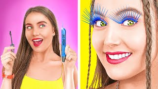 Making False Eyelashes With A 3D Pen || Genius Beauty Hacks & Awesome Ideas For Hair By 123 Go!