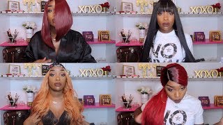 Synthetic Wig Try On Haul | 6 Wigs Under $20 | Dresslily.Com