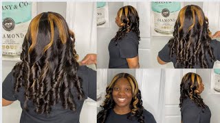 Wig Install No Glue L Weave Curls For The Girls Ft Iamdejahair Wig