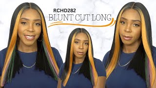 Mane Concept Red Carpet Synthetic Hair Hd Lace Front Wig - Rchd282 Blunt Cut Long --/Wigtypes.Com