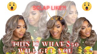 New! Outre Synthetic Hair Sleeklay Part Hd Lace Front Wig - Antalia| Beauty Thru Her Eyes