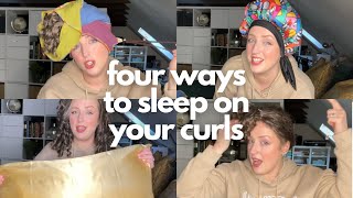 Four Ways To Protect Your Curls Overnight - Sleep Protection For Curly Hair...Make Your Curls Last