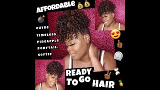 Outre Timeless Pineapple Ponytail | Softie S4/30 | Synthetic Natural Curly Ponytail