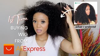 Curly Wig From Aliexpress  \\  Trying Affordable Aliexpress Curly Wig \\  The Loveleelera Blog