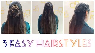 Easy Hairstyles||Heatless Hairstyles||Long Hairstyles||Backtoschool Hairstyles||Open Hairstyles||