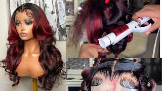 **Detailed** How To: Do Body Wave Curls|| Cut Layers|| Lay Baby Hairs And Style A Unit For Instagram