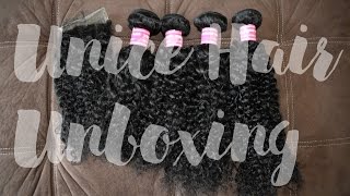 Unice Hair Unboxing | Brazilian Virgin Curly Hair