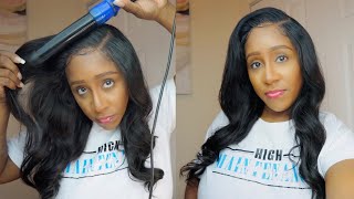 Start To Finish Body Wave Wig Install | 22" Transparent Lace | Glueless Lace Wig | Modern Show