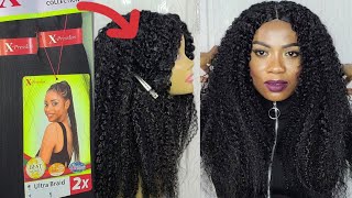 Diy Curly Crochet Wig Using Expression Braid Extension -How To Curl Braids Extension
