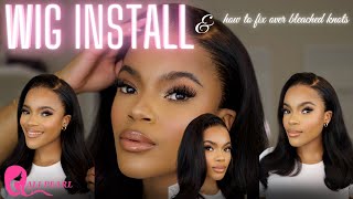 How To Fix Over Bleached Knots + Wig Installation Ft Alipearl