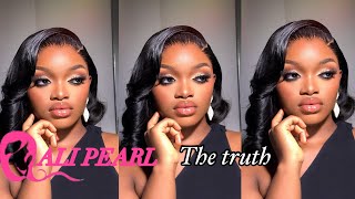 Low As $99! |Hd Frontal Install + Review Ft Ali Pearl Hair Collection"?