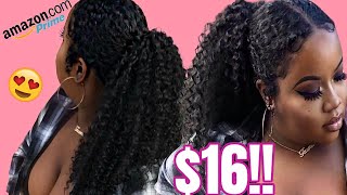 Easy & Affordable Ponytail For Natural Hair