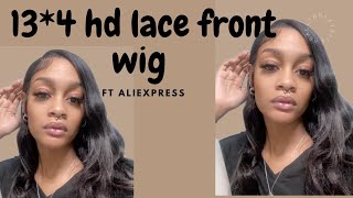 Omg  Im Obsessed With This 13*4 Preplucked Hd Lace Front From Aliexpress #Aliexpress