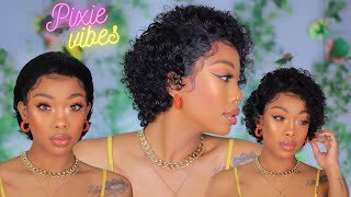 She Is Winning!!This Pixie Cut Curly Bob Is Life!!- Ft Omgherhair