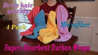 Hair Turban Microfiber Towel Wrap  Dry Hair W/O Heat Review