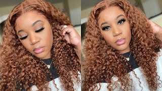 Ginger Curls | No Dye Needed, Preplucked Hairline | Klaiyihair
