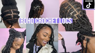 Boho Crochet Locs| Gypsy Soft Locs With Wavy Ends| Beautywithty