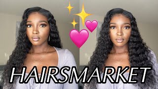 Slay With Me This 4X4 Deep Wave Lace Closure Ft. Hairsmarket | Lifeofnjk