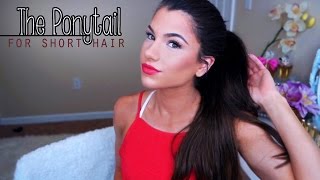 Ponytail Hair Tutorial With Extensions!