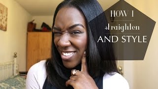 How I Straighten And Style My Bob In Under 10 Mins