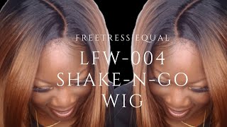 No Glue| Freetress Equal Lite Lace Front Wig| Bob Style Lfw-004