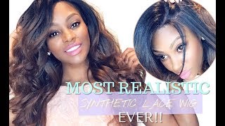 Pre-Plucked Most Realistic Synthetic Lace Wig By Sassy Secret