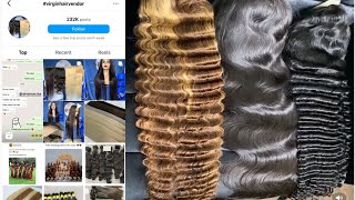 How To Find A Good Hair Vendor On Instagram | Start A Wig Business 101