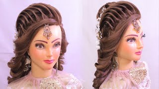 Bridal Hairstyle Tutorial L Party Hairstyles L Wedding Hairstyles For Long Hair L Curly Hairstyles