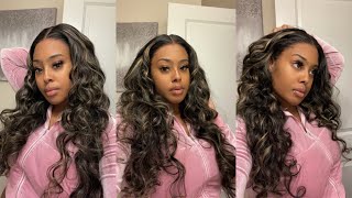 Beautiful Body Wave 1B/27 220% Density Lacefront Wig Ft. Cynosure Hair