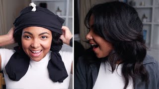 I Tried Curling My Natural Hair With Leggings...And It Worked?!