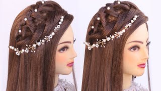 2 Wedding Hairstyles For Girls L Front Variation L Bridal Hairstyles Kashee'S L Engagement Look