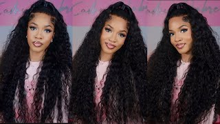 Long & Luscious Water Wave Vacation Hair + Half-Up Half-Down Style Ft Asteria Hair