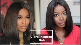 Ciara Inspired Bob Lace Front Wig: Only $106!! Omgherhair