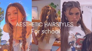 Aesthetic Hairstyles For School | For All Types Of Hair |