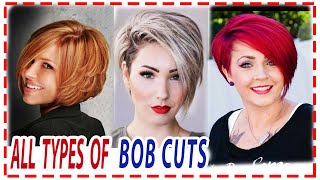 Short & Bob Haircuts 2022. For Women 30+ 40+ 50+ 60+. Overview Of All Types