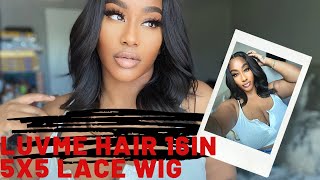 Luvme Hair Loose Wave 16In 5X5  Bob Lace Wig