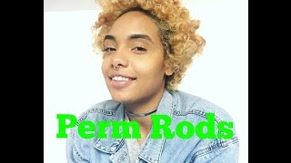 Perm Rods On Natural Short Hair | Perfect Curls!