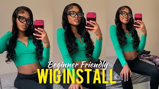 Unice Kinky Edge Hairline Body Wave Texture Wig W/ Curly Baby Hair