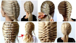4 Different Braids || Simple Hairstyle || New Hairstyle || Cute Hairstyles || Hairstyle | Braids