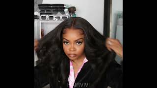 Hairvivi Wig Wearing: The First Time Vs Many Times | Premium Quality With Silky Hair #Shorts