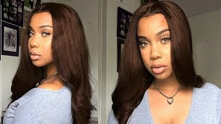 How I Install A Lace Front Wig | No Glue Or Tape!! | Ft. Evawigs