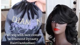 Full Wig With Lace Closure W/Diamond Dynasty Hair(Cambodian)