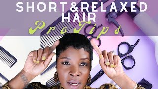 Healthy Hair Tips For Short & Relaxed Hair